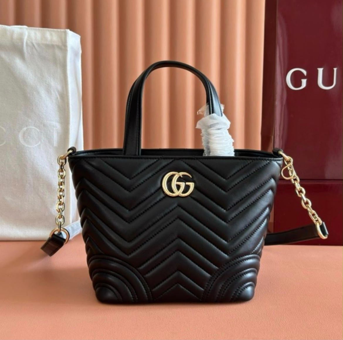 GG Lambskin Small Marmont