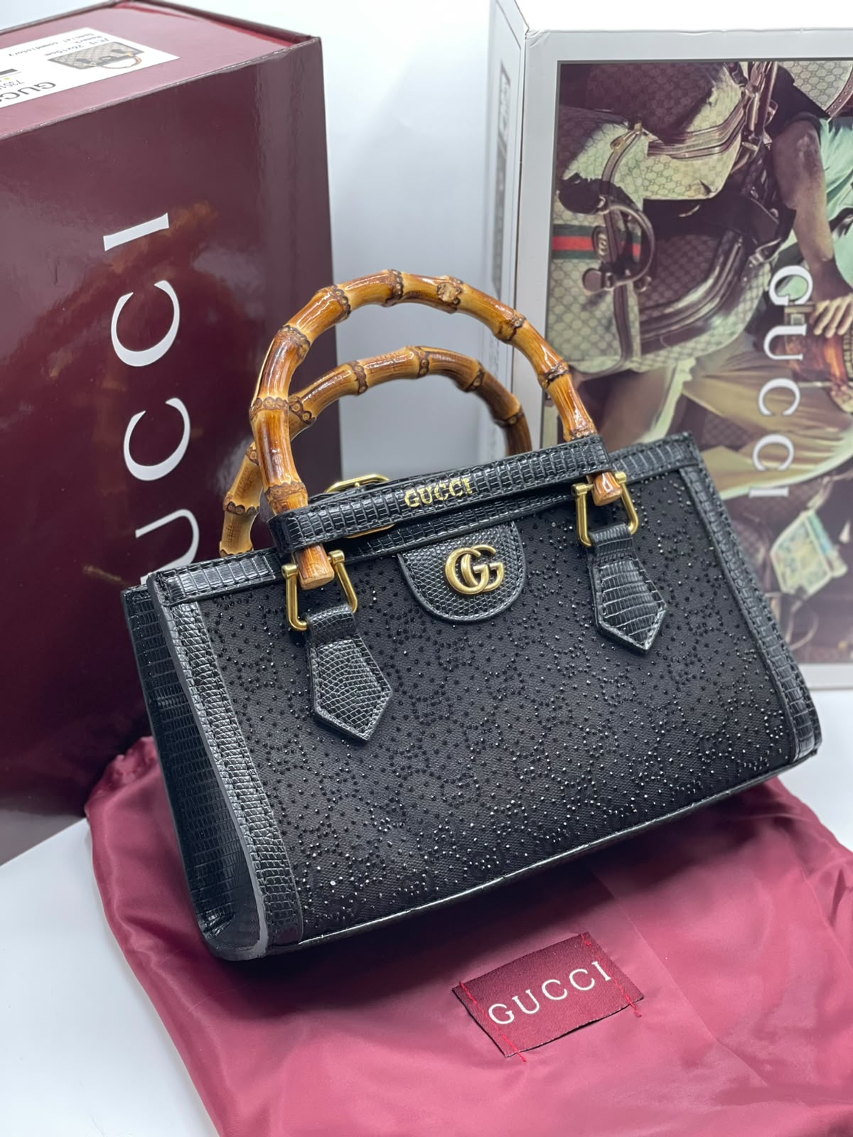 GG Diana Crystal Handbag