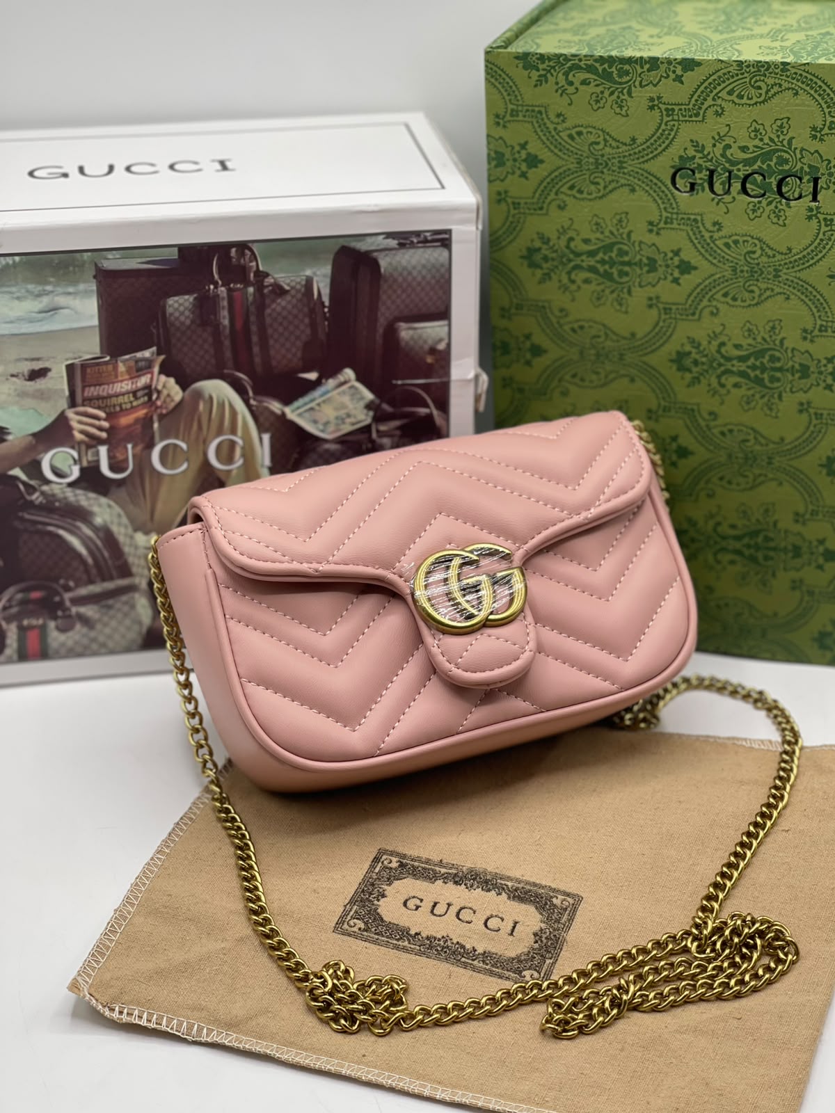 GG Marmont Matelassé Mini Bag