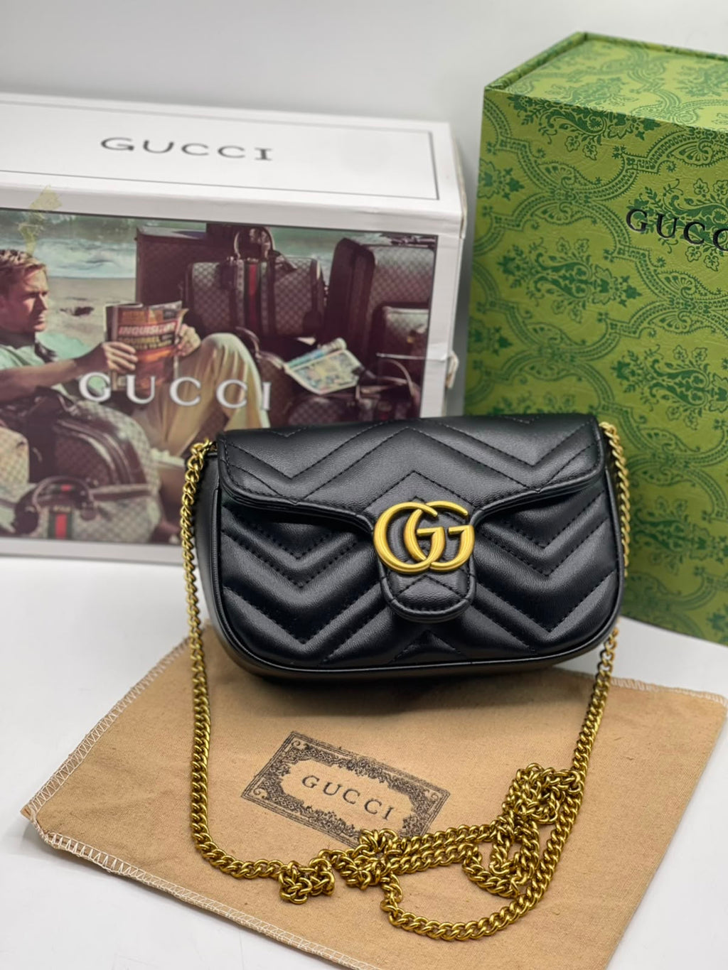 GG Marmont Matelassé Mini Bag