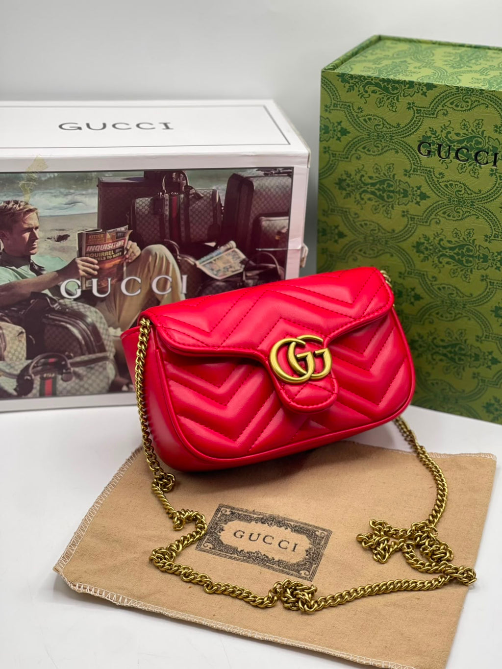 GG Marmont Matelassé Mini Bag