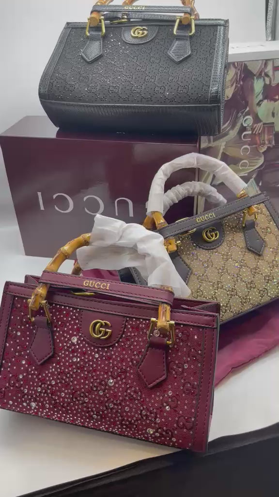 GG Diana Crystal Handbag